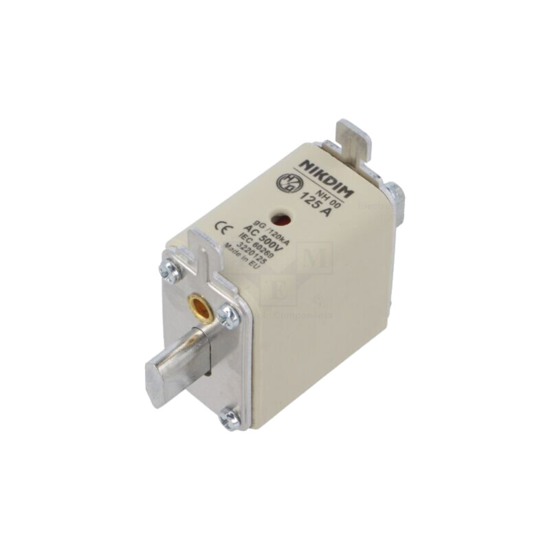 Siguranţă: siguranţă; 125A; 500VAC; gG; industrial; NH00