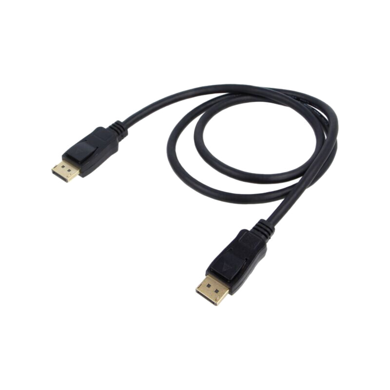Cablu; DisplayPort mufă,din ambele părţi; PVC; Lung: 1m; negru