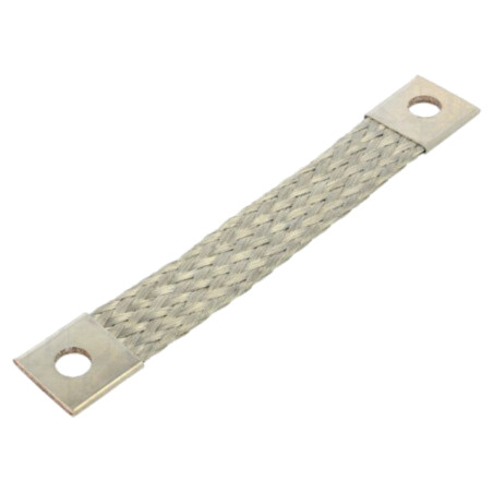 Trese; bandă de împământare; 25mm2; Ø1: 9mm; Ø2: 9mm; 150A; L: 0,13m
