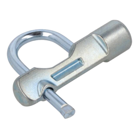 Lacăt; cu toartă; A: 85mm; B: 38mm; C: 7mm; Cod cheie: C9