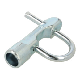 Lacăt; cu toartă; A: 85mm; B: 38mm; C: 7mm; Cod cheie: KW8