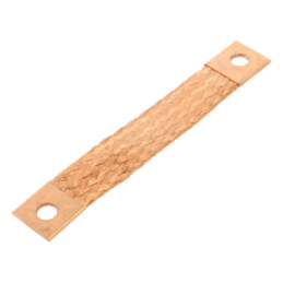 Trese; bandă de împământare; 25mm2; Ø1: 9mm; Ø2: 9mm; 120A; L: 0,13m