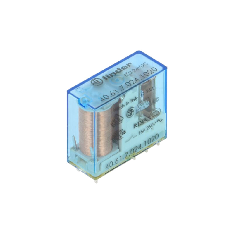 Releu: electromagnetic; SPDT; Ubobină: 24VDC; 16A; 16A/250VAC