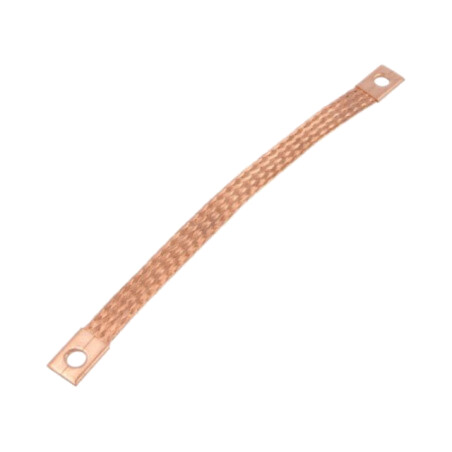 Trese; bandă de împământare; 16mm2; Ø1: 9mm; Ø2: 9mm; 120A; L: 0,23m