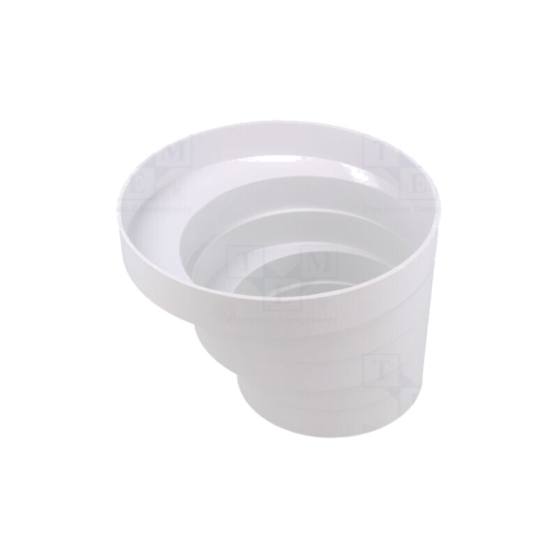 Accesorii: reducţie rotundă; albă; ABS; 100x150mm