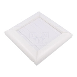 Accessories: ventilation grille; white; Body dim: 174x174x41mm