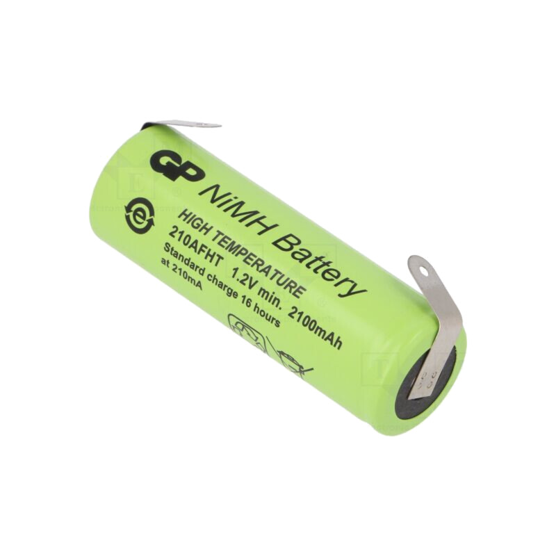 Acumul: Ni-MH; A,LR23; 1,2V; 2100mAh; urechi pentru lipire; 210mA