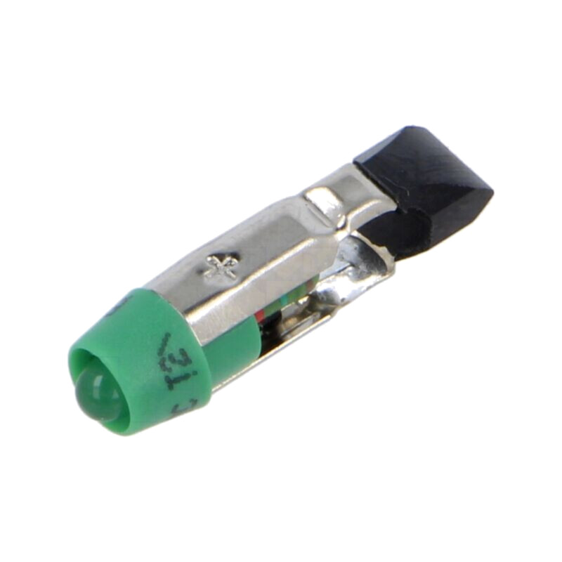 Lampă LED; verde; T5,5K; 24VDC; 24VAC; plastic; 3mm; -20÷60°C