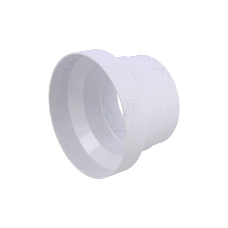 Accesorii: reducţie rotundă; albă; ABS; 100x125mm