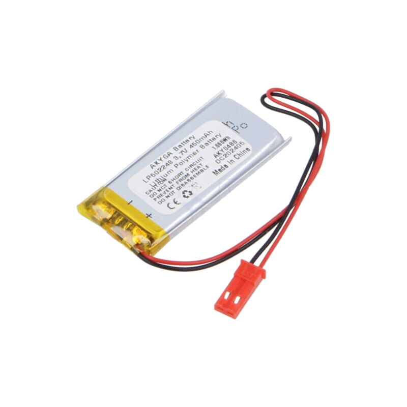 Acumul: Li-Po; 3,7V; 450mAh; cabluri,contector JST SYP-02T-1