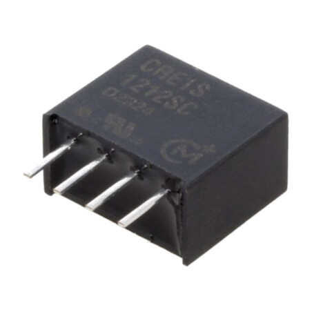 Convertor: DC/DC; 1W; Uintr: 10,8÷13,2VDC; Uieş: 12VDC; Iieş: 83mA