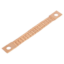 Trese; bandă de împământare; 16mm2; Ø1: 9mm; Ø2: 9mm; 120A; L: 0,13m