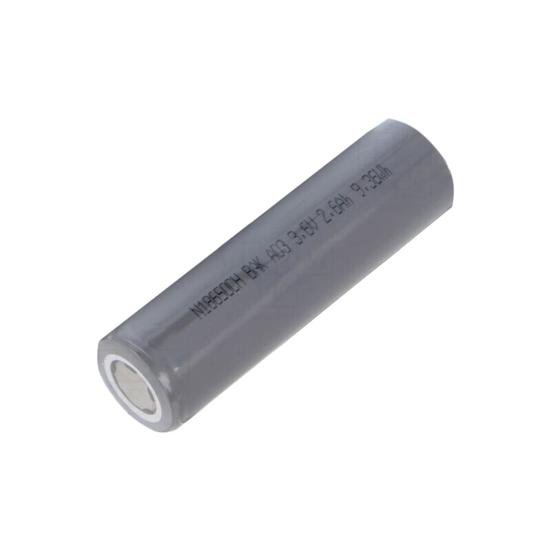 Acumul: Li-Ion; 18650,MR18650; 3,6V; 2600mAh; Ø18,5x65,2mm; 7,5A