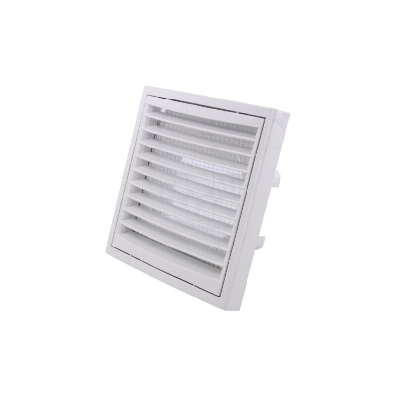 Accessories: ventilation grille; white; Body dim: 140x140x43mm