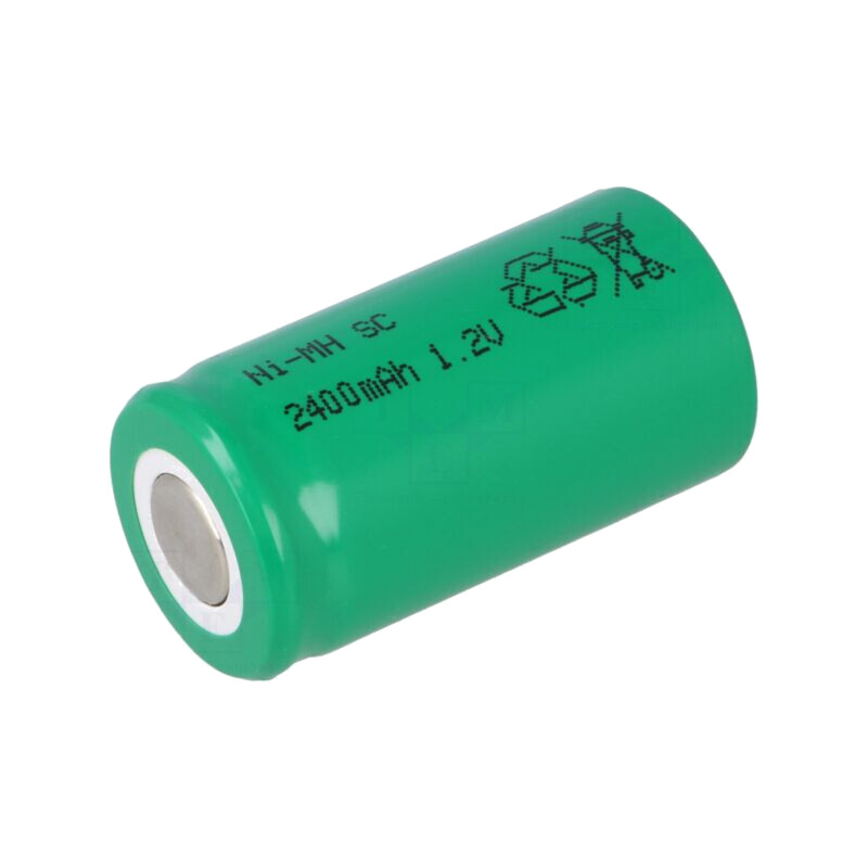 Acumul: Ni-MH; SubC; 1,2V; 2400mAh; Ø22x42mm