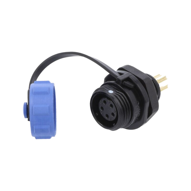 Conector: circular; soclu; mamă; PIN: 5; IP68; SP11; 4÷6,5mm; 3A; 125V