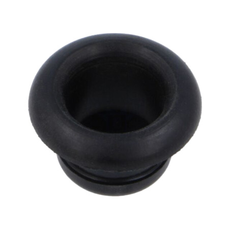 Manşon; Øorif.mont: 25mm; neagră; Gros.panou: max.2,5mm; -30÷100°C