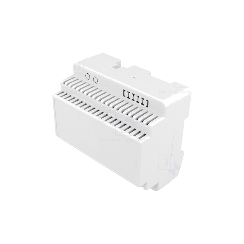 Carcasă: pentru şină DIN; Y: 91mm; X: 105mm; Z: 60mm; ABS; gri