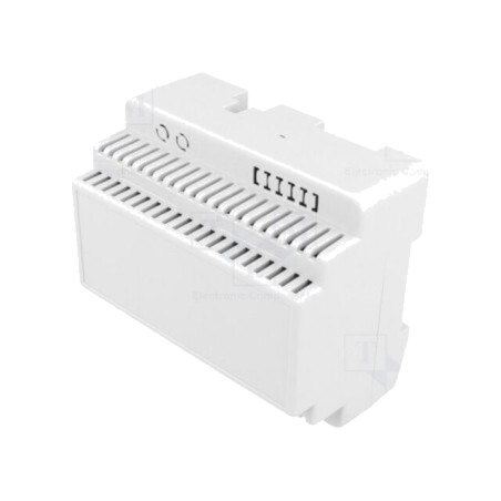 Carcasă: pentru şină DIN; Y: 91mm; X: 105mm; Z: 60mm; ABS; gri