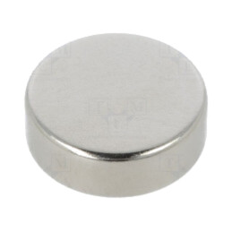 Magnet: fix; neodim; 37N; Ø: 15mm; H: 5mm