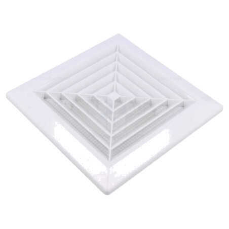 Accessories: ventilation grille; white; Body dim: 174x174x35mm