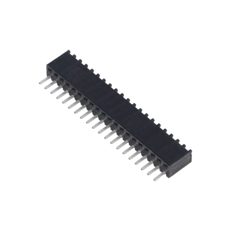 Conector: PCB-PCB; soclu; mamă; PIN: 20; BSW; drept; THT; pentru PCB