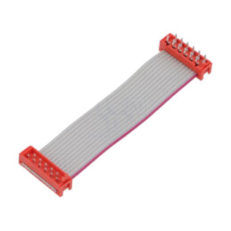 Cablu panglică cu conectori; P.cablu-bandă: 1,27mm; PIN: 12; 2x6