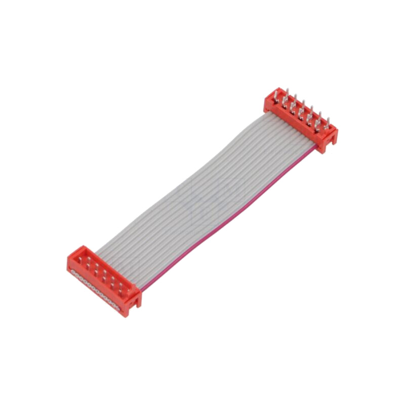 Cablu panglică cu conectori; P.cablu-bandă: 1,27mm; PIN: 12; 2x6