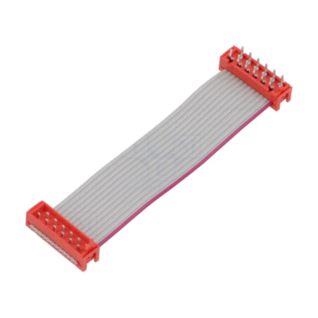 Cablu panglică cu conectori; P.cablu-bandă: 1,27mm; PIN: 12; 2x6