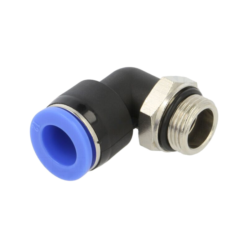 Racord push-in; în unghi de 90°,rotativă; -0,95÷15bar; 0÷60°C