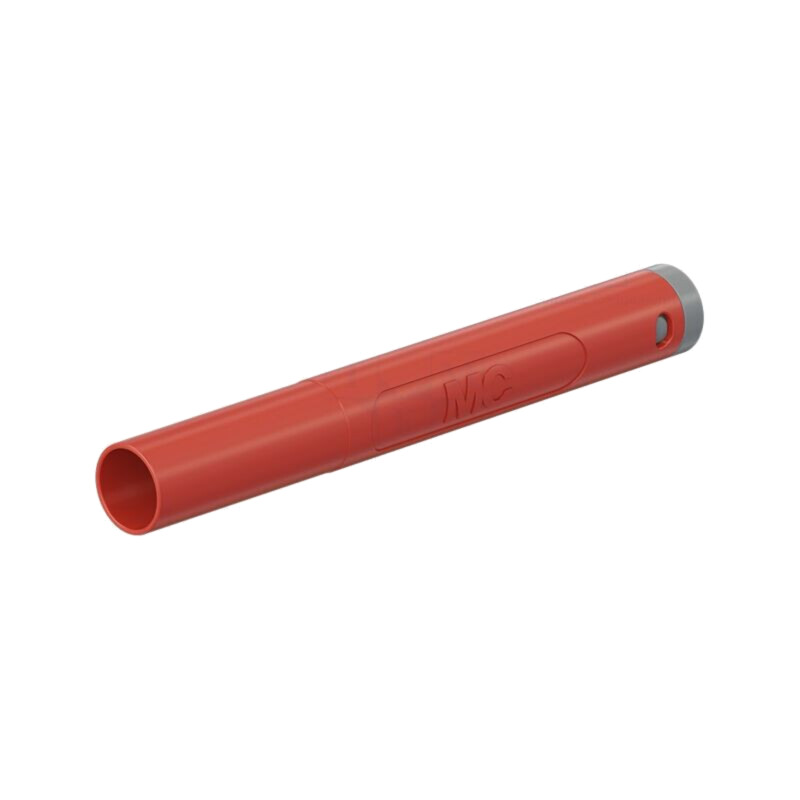 Conector: banană 4mm; mufă; 32A; 1kV; roşie; cu izolaţie; 2,5mm2