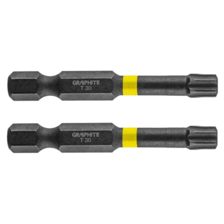 Capăt de şurubelniţă; Torx®; TX30; Lung.tot: 50mm; 2buc; cu impact