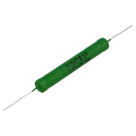 Rezistor: metal oxide; 2,2Ω; 10W; ±5%; audio