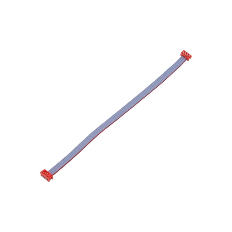 Cablu panglică cu conectori; P.cablu-bandă: 1,27mm; PIN: 6; 2x3