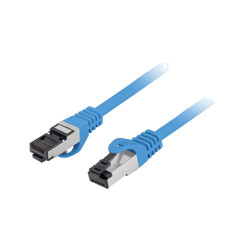 Patch cord; RJ45 mufă,din ambele părţi; S/FTP; Cat 8.1; litat; Cu