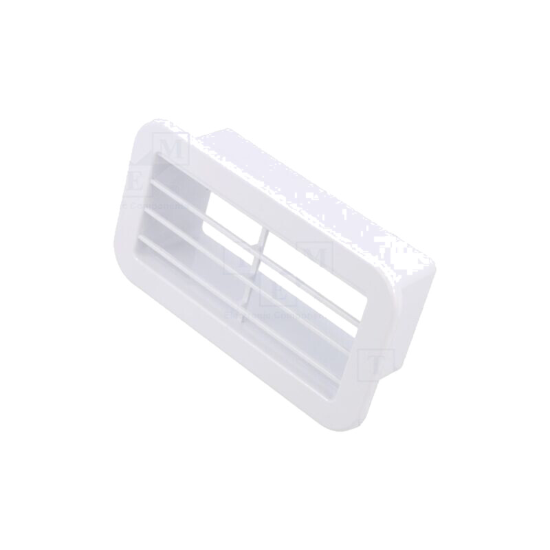 Accessories: ventilation grille; white; Body dim: 127x71x39mm