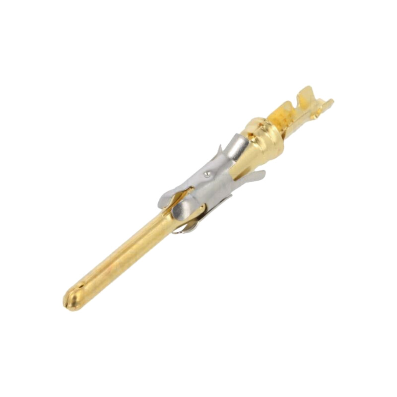 Pin; tată; 16; alamă; aurit; 0,12÷0,2mm2; 24AWG÷20AWG; în vrac; 13A