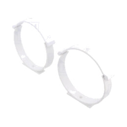 Accesorii: suport canale rotunde; albă; ABS; Ø104mm
