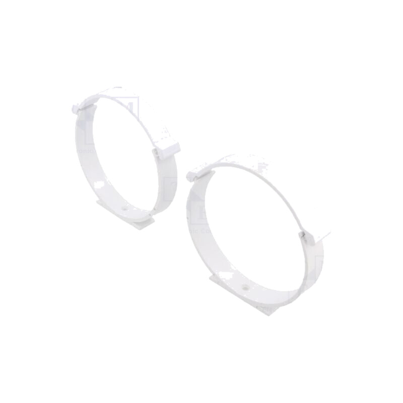 Accesorii: suport canale rotunde; albă; ABS; Ø104mm