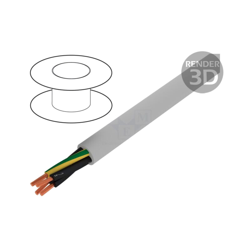 Cablu: cablu de control; FLAME-JZ-H; 5G0,75mm2; Izolaţie: FRNC