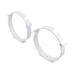 Accesorii: suport canale rotunde; albă; ABS; Ø100mm