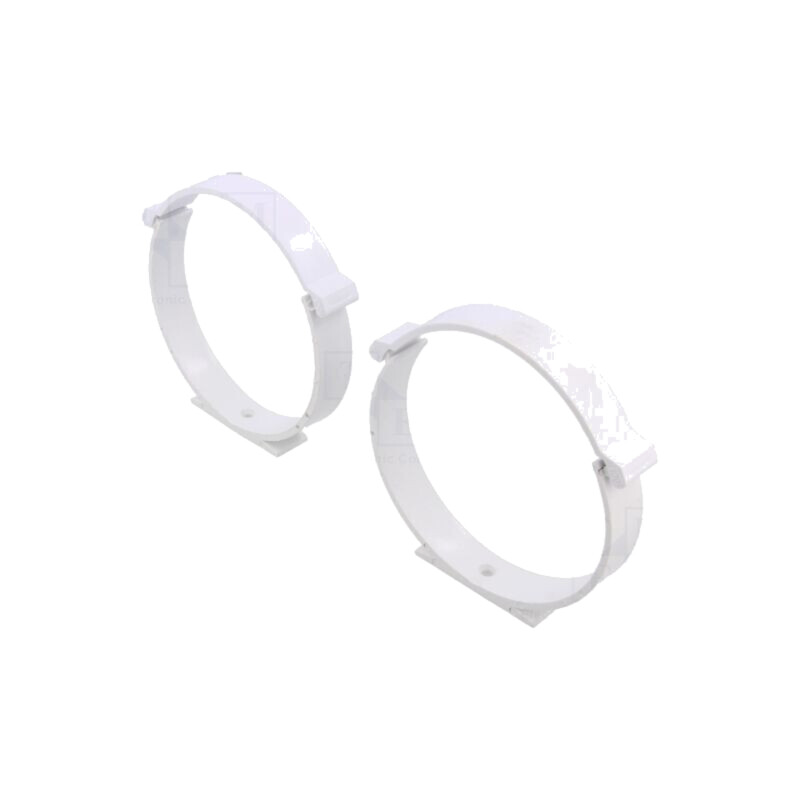 Accesorii: suport canale rotunde; albă; ABS; Ø100mm