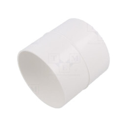 Accesorii: racord canale rotunde; albă; ABS; Ø100mm