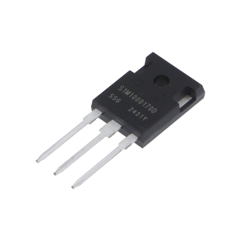 Tranzistor: N-MOSFET; SiC; unipolar; 1,7kV; 3,7A; Idm: 15A; 81W