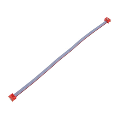 Cablu panglică cu conectori; P.cablu-bandă: 1,27mm; PIN: 4; 2x2