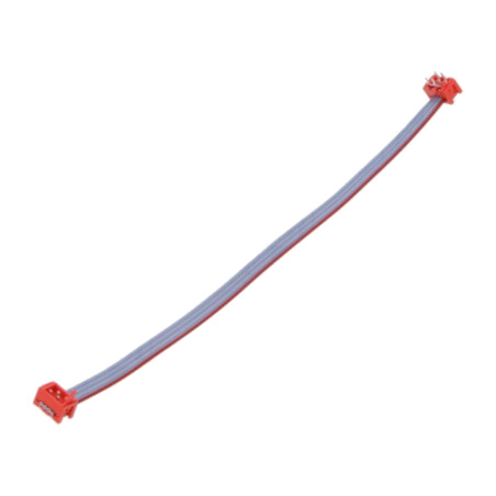 Cablu panglică cu conectori; P.cablu-bandă: 1,27mm; PIN: 4; 2x2