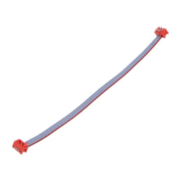 Cablu panglică cu conectori; P.cablu-bandă: 1,27mm; PIN: 4; 2x2