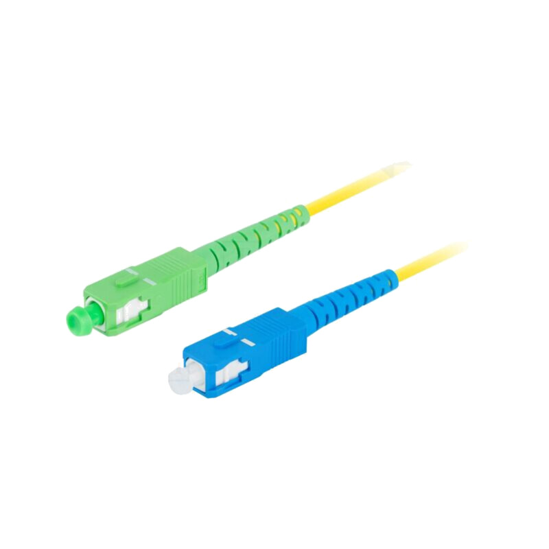 Patch cord cu fibră; SC/APC,SC/UPC; 1m; Fibră Optică: 9/125um