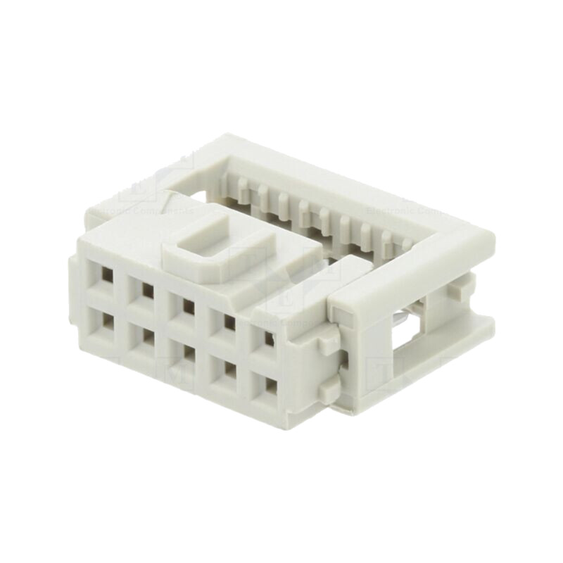 Conector: IDC; mamă; PIN: 10; SEK; IDC; 2,54mm; Placare: aurit; 1,27mm