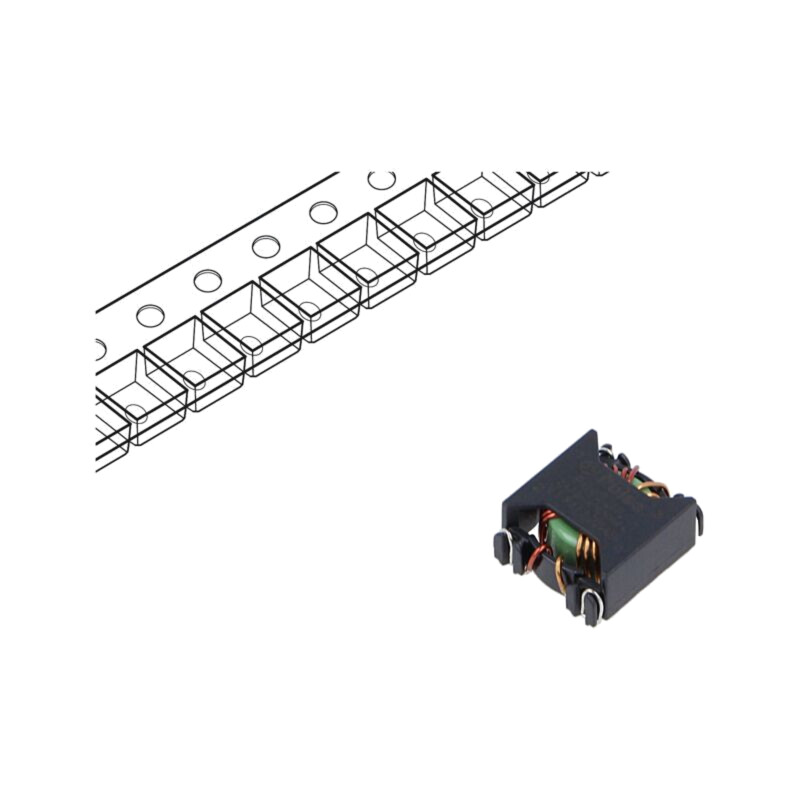 Common mode; 40mΩ; SMD; 770mH; 4,7A; ±35%; W: 17,02mm; H: 9,91mm